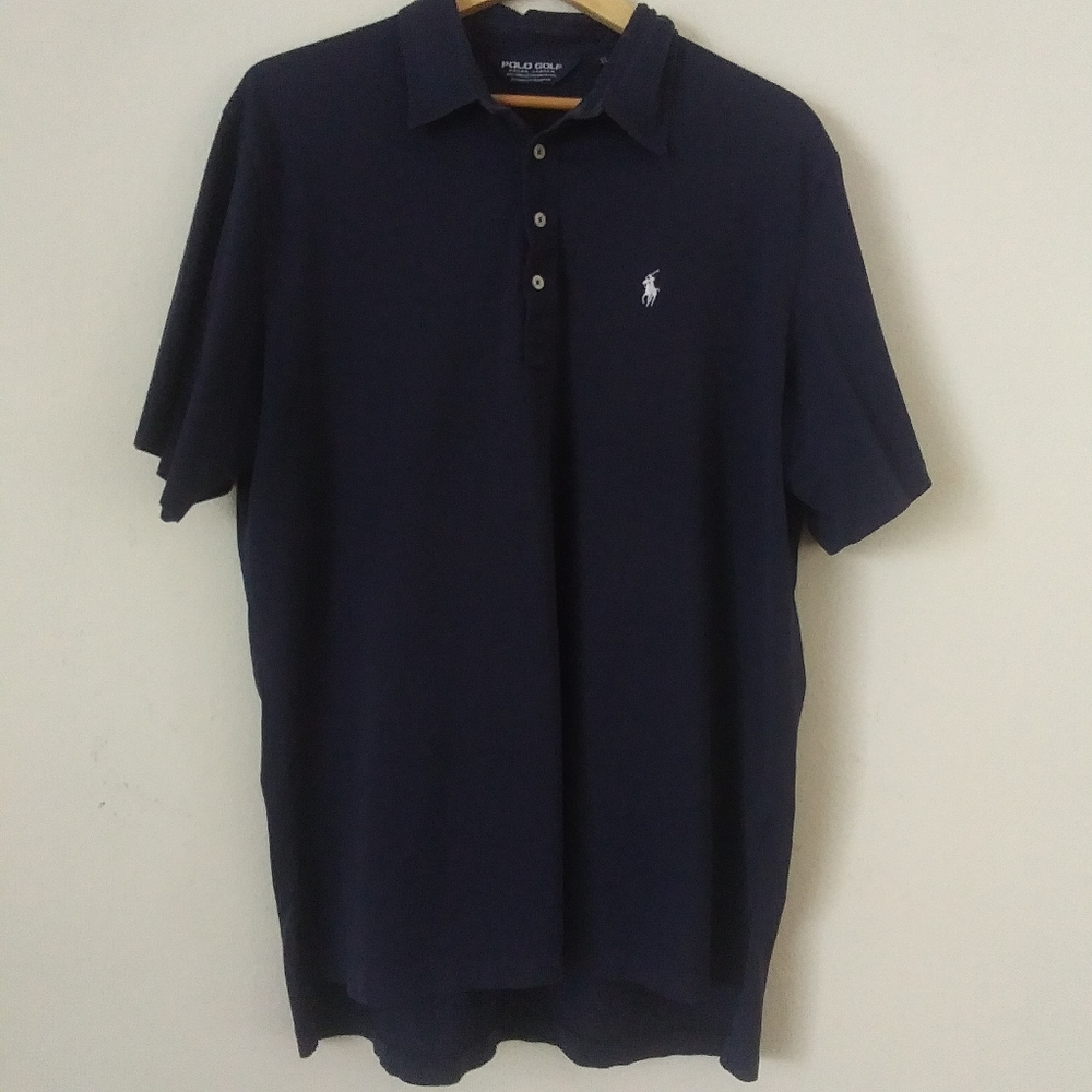 Polo Golf Pima Cotton Shirt, Navy
